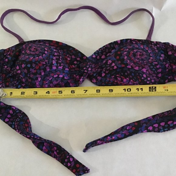 Converse Purple Patterned Bikini Top - Picture 2 of 3